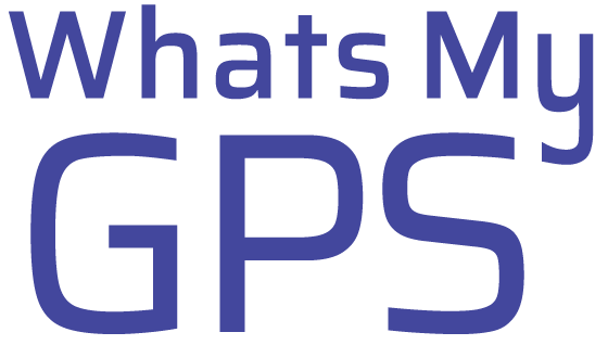 What's My GPS text logo